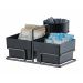 Kit mesa 2 peças Suporte Sachês e porta guardanapo Ônix Future 1156OX 1155OX 