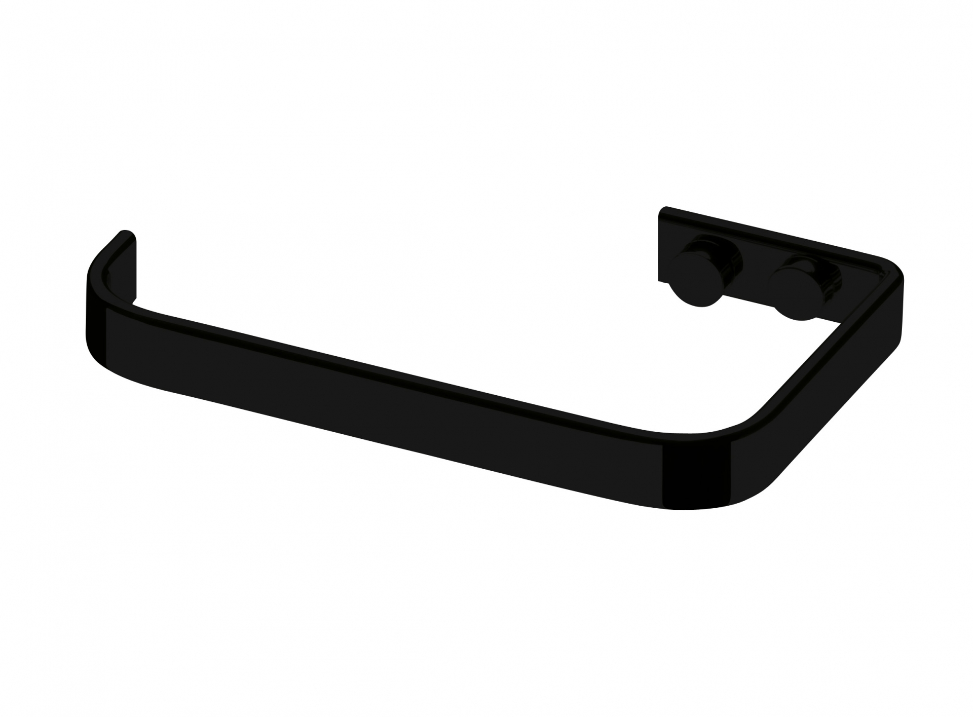 Suporte para Papel Higiênico papeleira Preto Fosco 2300PT 