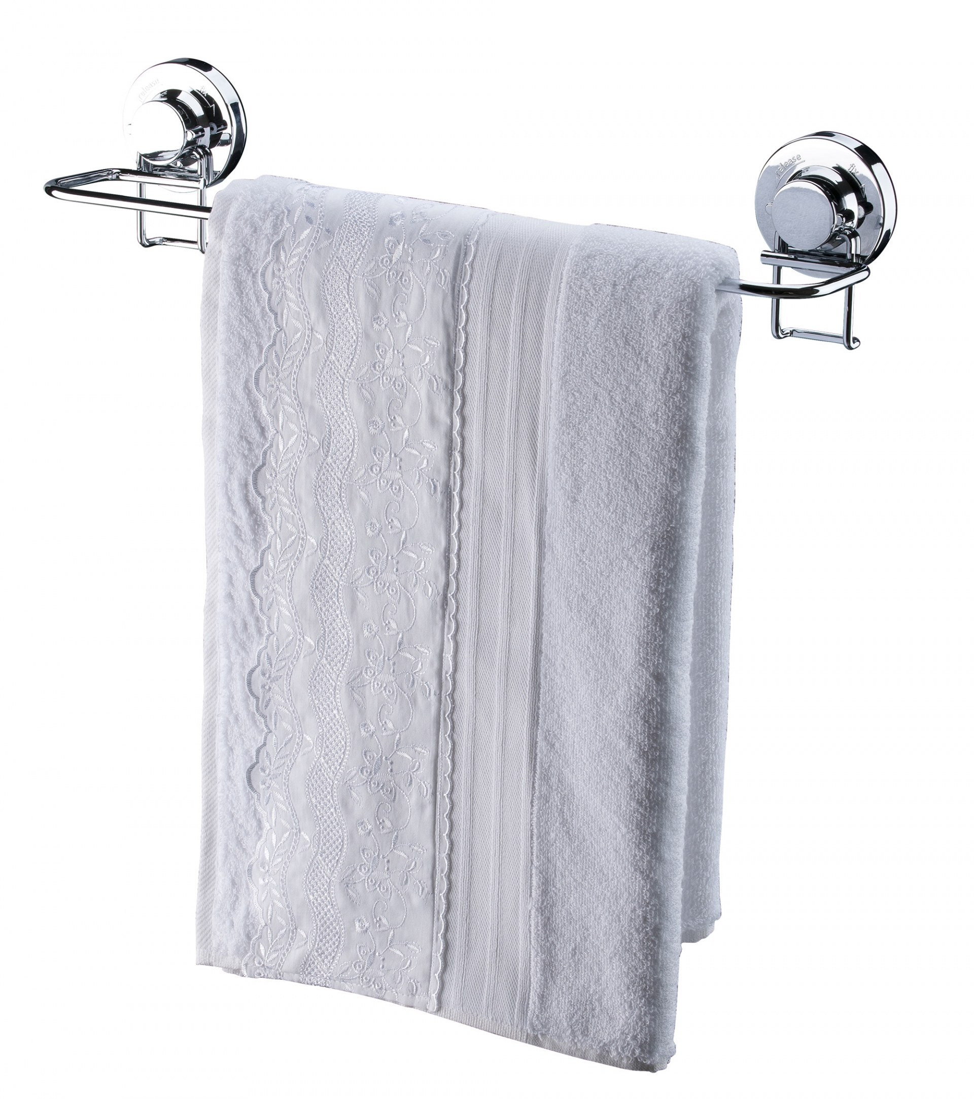 Suporte para toalha banheiro Toalheiro 45 cm Ventosa Future 4009 