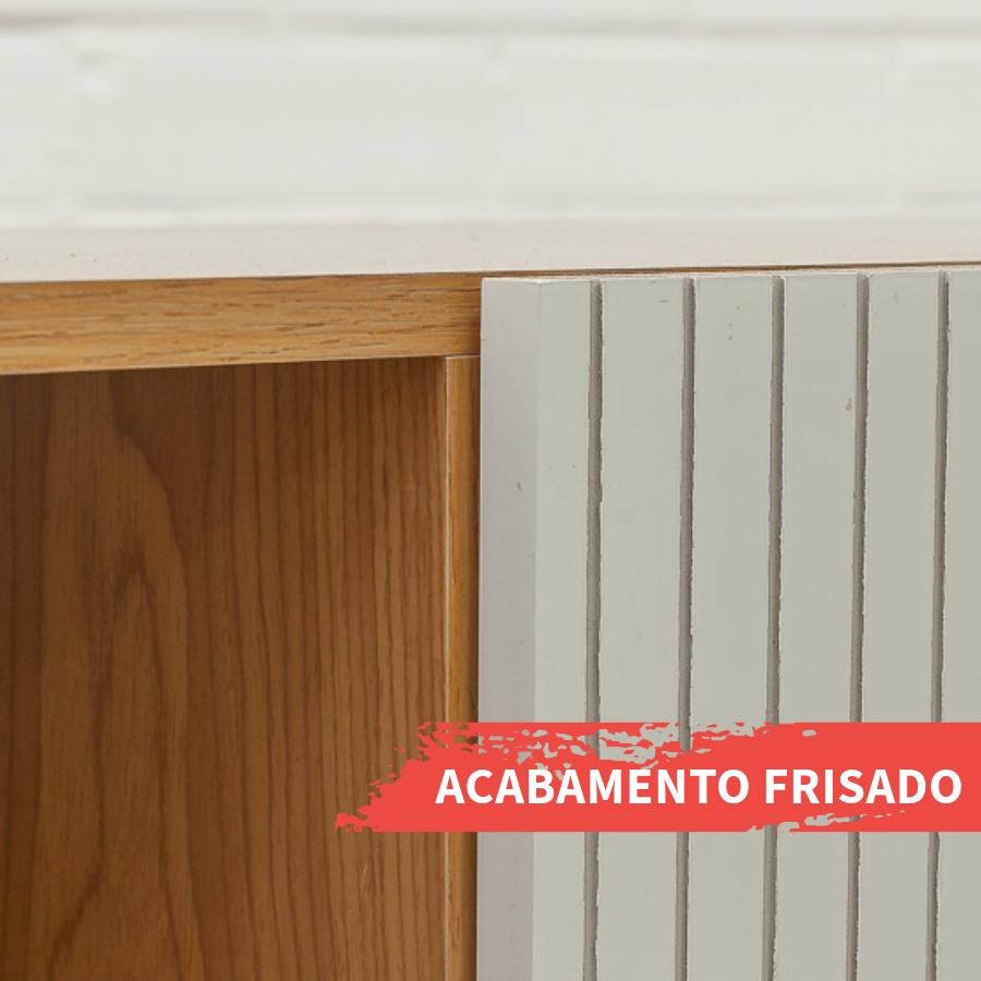 Aparador Balcão Buffet Genialflex Vértice Cinamomo White Laca