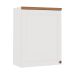 Armário Aéreo Iluminata 1 Porta Branco 60 cm
