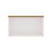 Armário Aéreo Iluminata 1 Porta Branco 80 cm