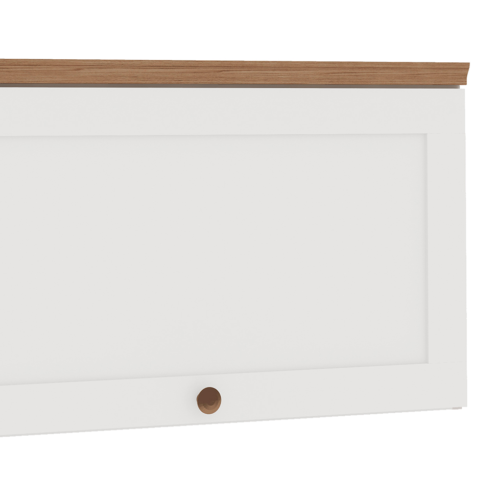 Armário Aéreo Iluminata 1 Porta Branco 80 cm