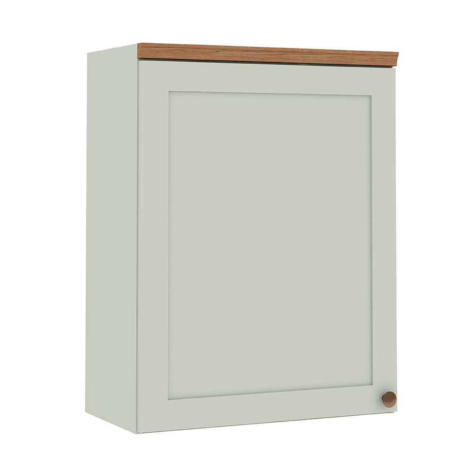 Armário Aéreo Iluminata 1 Porta Mint 60 cm