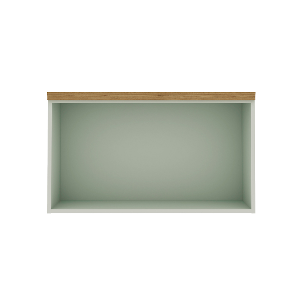 Armário Aéreo Iluminata 1 Porta Verde Mint 80 cm