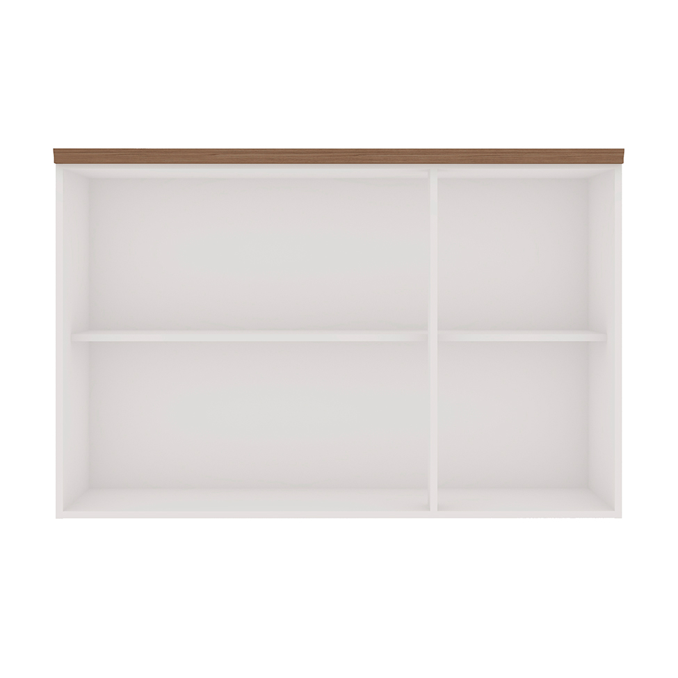 Armário Aéreo Iluminata 3 Portas Branco 120 cm