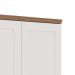 Armário Aéreo Iluminata 3 Portas Branco 120 cm