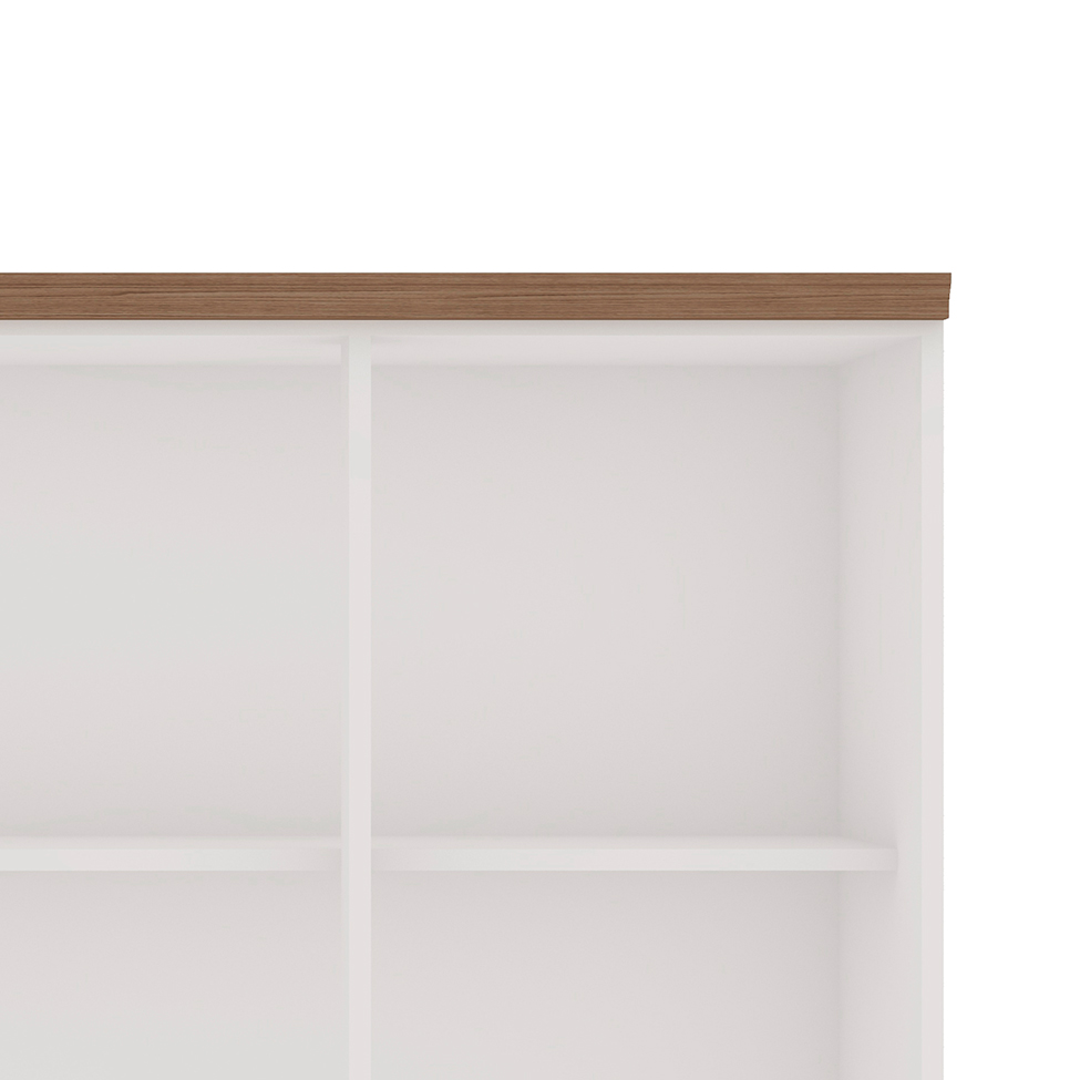 Armário Aéreo Iluminata 3 Portas Branco 120 cm
