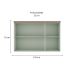 Armário Aéreo Iluminata 3 Portas Verde Mint 120 cm