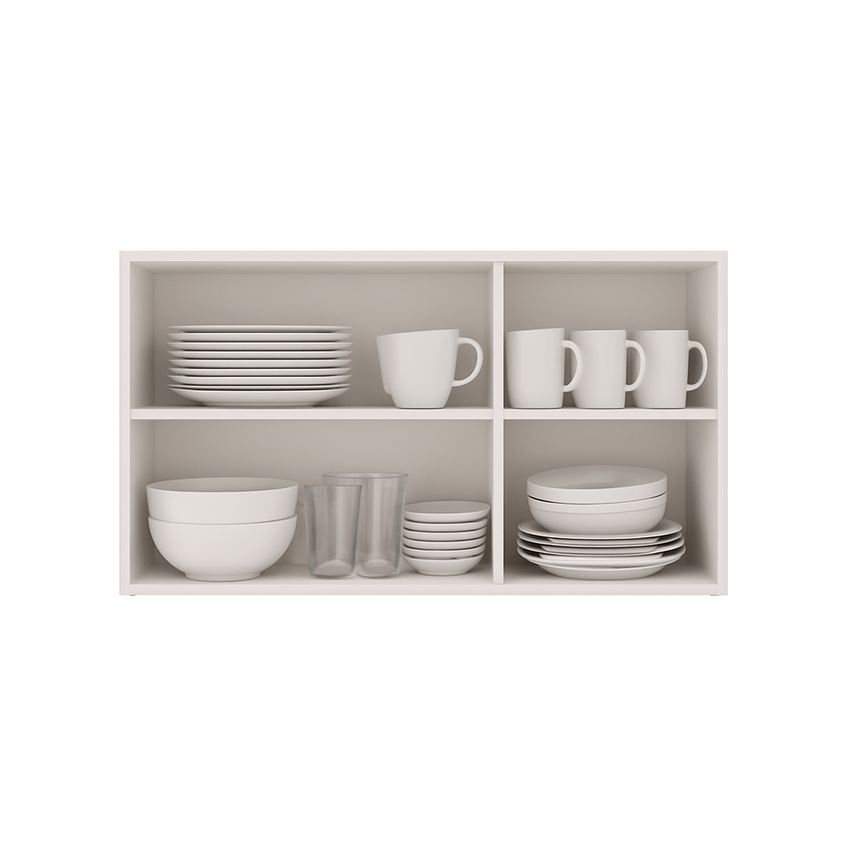 Armário De Cozinha Genialflex Provençal 3 Portas Branco