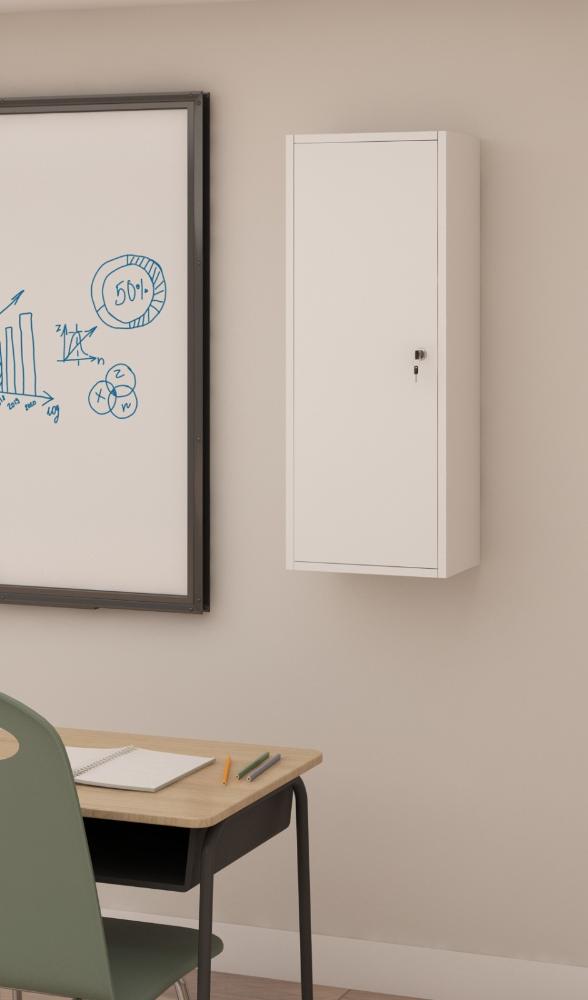 Armário Escolar Genialflex Porta Celular com Chave Branco Bp