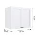 Armário Multiuso Genialflex Infinity Aéreo 2 Portas Branco