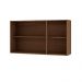 Armário aéreo 120cm  3 Portas Ebano / Fendi