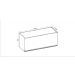 Armário de Cozinha Genialflex Conecta Pt. Basc. Ébano Branco