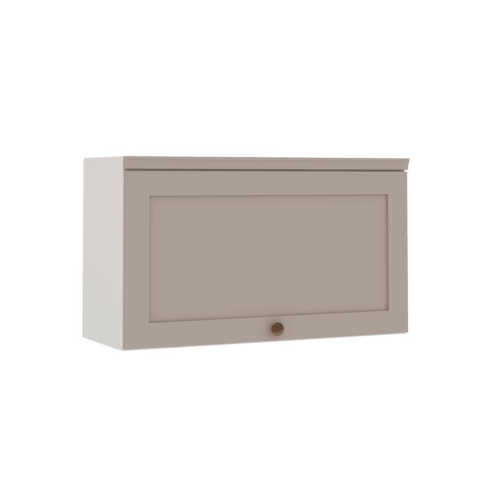 Armário de Cozinha Genialflex Iluminata 1 Pt 80 Cm Bco Fendi