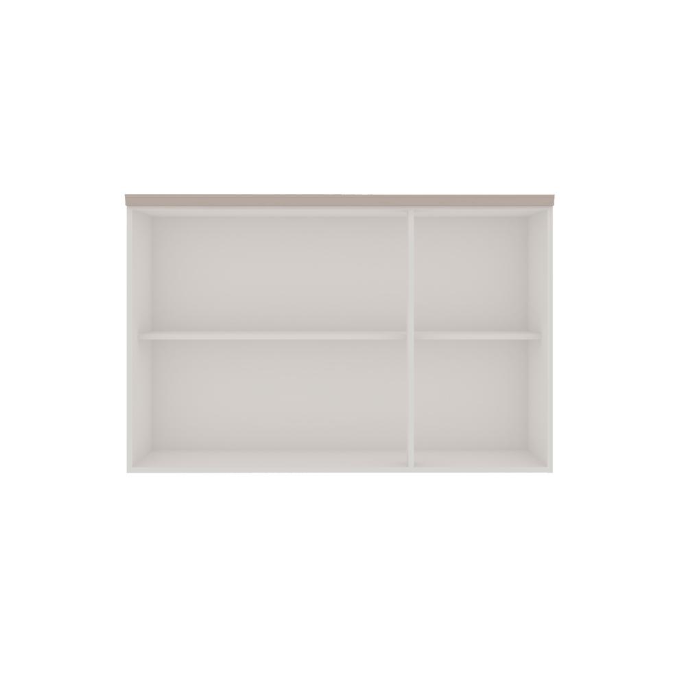 Armário de Cozinha Genialflex Iluminata Aereo  Branco  Fendi