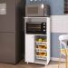 Balcão Cozinha Fruteira Genialflex Josy para 2 Fornos Branco
