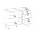 Balcão de Cozinha Genialflex Iluminata 120cm Sem Tampo Bco