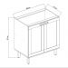Balcão de Cozinha Genialflex Iluminata 80cm Sem Tampo Br Az