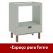 Balcão de Cozinha Genialflex Iluminata Forno Hortelã