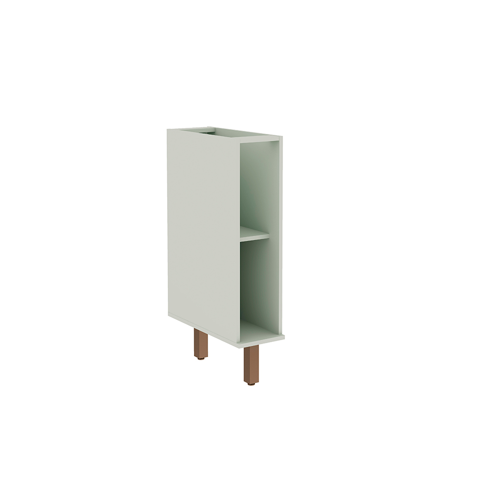 Balcão de Cozinha Iluminada Verde Mint 20 cm