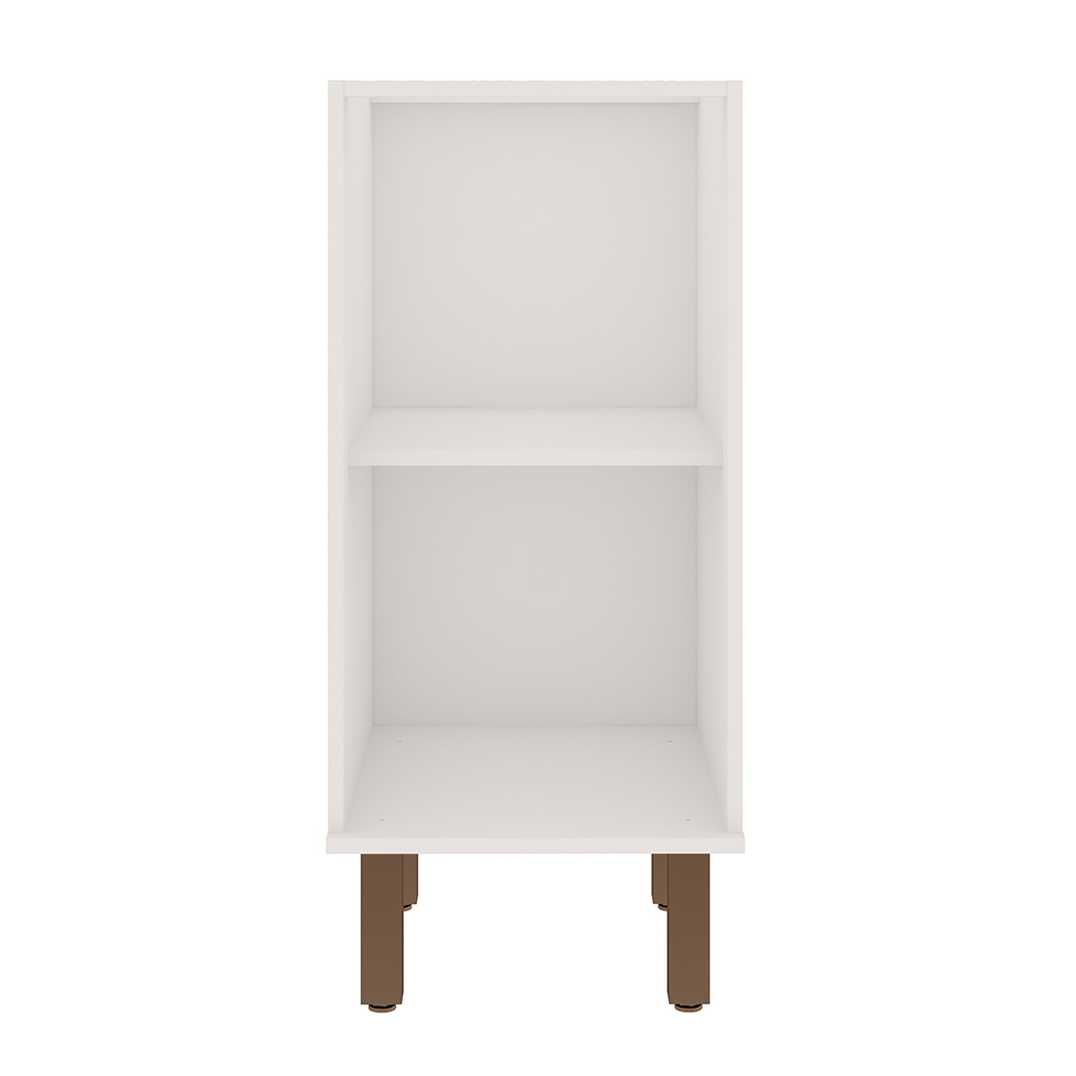 Balcão de Cozinha Iluminata 1 Porta Branco 40 cm
