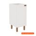 Balcão de Cozinha Iluminata 1 Porta Branco 40 cm