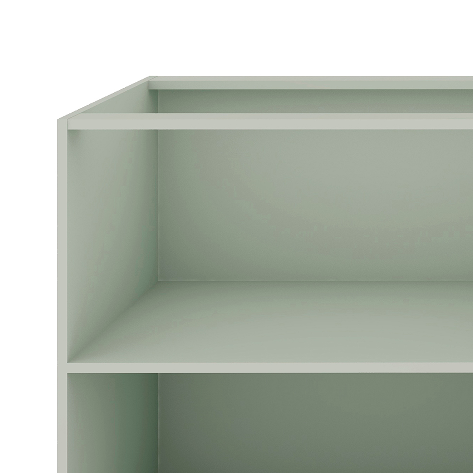 Balcão de Cozinha Iluminata 2 Portas 3 Gavetas Mint 120 cm