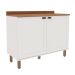 Balcão de Cozinha Iluminata 2 Portas Branco 120 cm