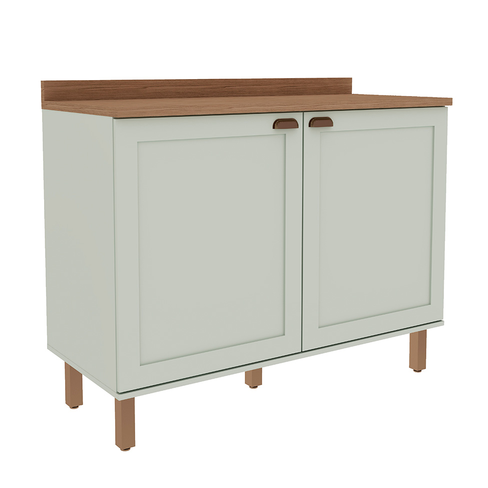 Balcão de Cozinha Iluminata 2 Portas Mint 120 cm