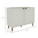 Balcão de Cozinha Iluminata 2 Portas Mint 120 cm