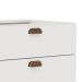 Balcão de Cozinha Iluminata 3 Gavetas Branco 60 cm