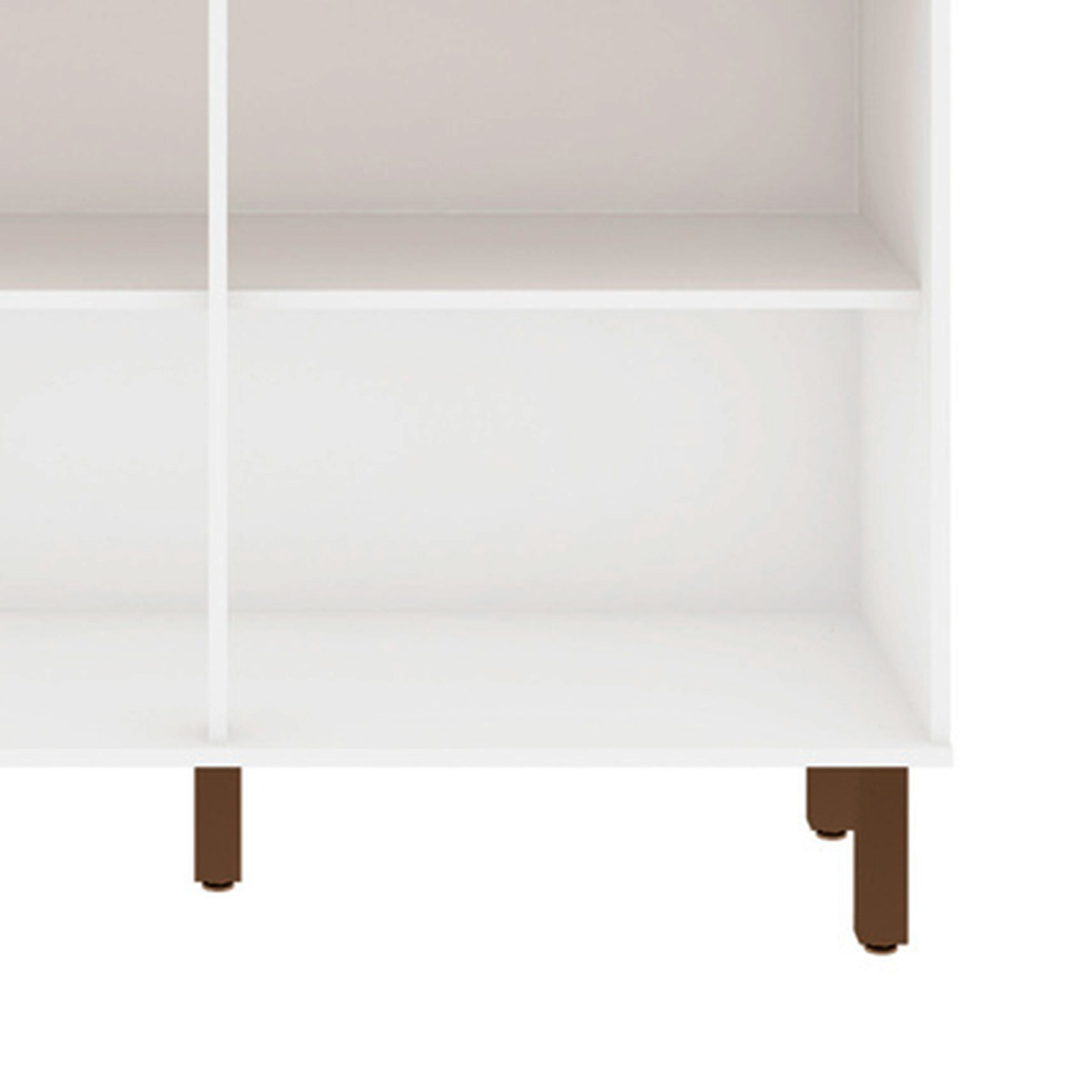 Balcão de Cozinha com Tampo Iluminata 2 Portas Branco e Ébano