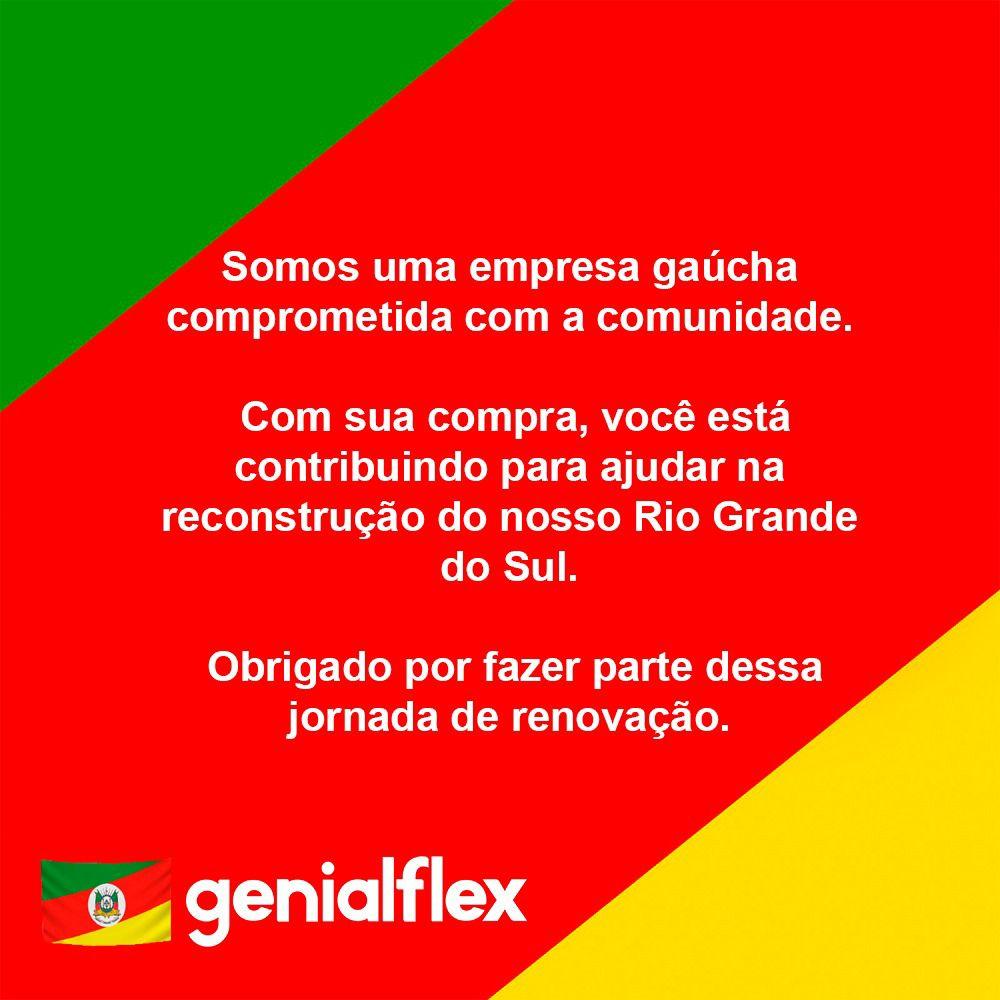 Cômoda Branco Genialflex Efeito Ripado