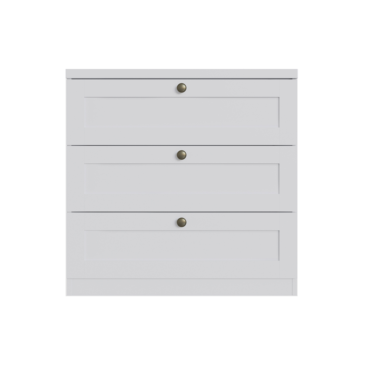 Cômoda Genialflex Infinity 3 Gavetas 100% MDF Branco