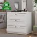 Cômoda Genialflex Infinity 3 Gavetas 100% MDF Branco