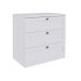 Cômoda Genialflex Infinity 3 Gavetas 100% MDF Branco
