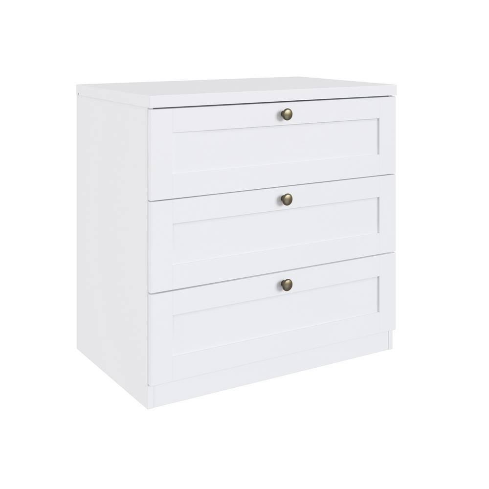 Cômoda Genialflex Infinity 3 Gavetas 100% MDF Branco