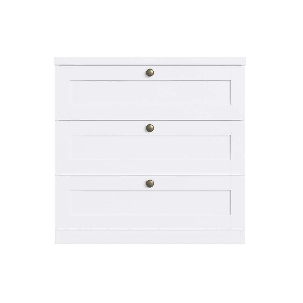 Cômoda Genialflex Infinity 3 Gavetas 100% MDF Branco