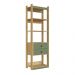 Closet Aberto Guarda Roupa Com 2 Gavetas Amber Savana Frente Alecrim Genialflex