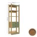 Closet Aberto Guarda Roupa Com 2 Gavetas Amber Savana Frente Alecrim Genialflex