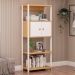 Combo Office 100% MDF 2 Estantes E 1escrivaninha Freijo Branco