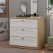 Comoda Infinity 3 Gavetas Savana Frente Provencal Branco