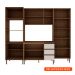 Cozinha Compacta Conecta 12 Portas 3 Gavetas Ébano e Off White