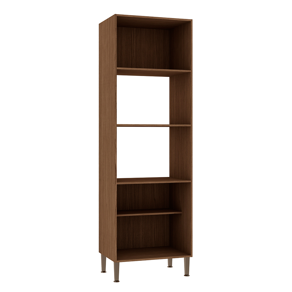 Cozinha Compacta Conecta 12 Portas 3 Gavetas Ébano e Off White