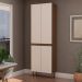 Cozinha Compacta Conecta 12 Portas 3 Gavetas Ébano e Off White