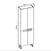 Cozinha Compacta Conecta 12 Portas 3 Gavetas Ébano e Off White