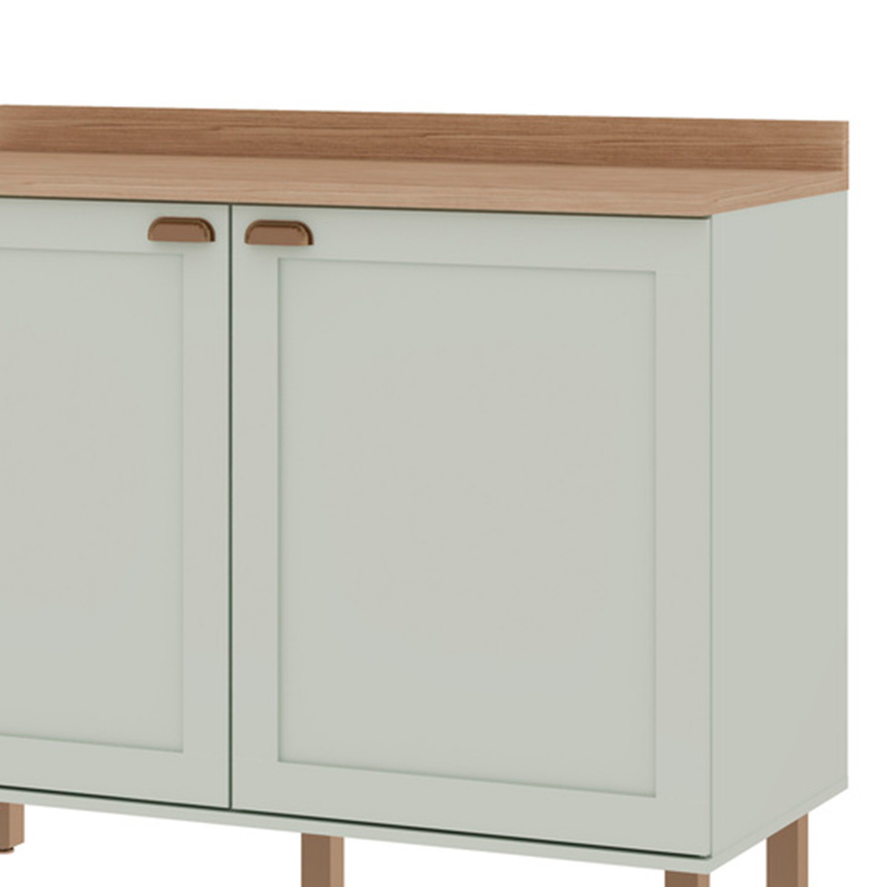 Cozinha Iluminata 3 PT Verde Mint e Ébano