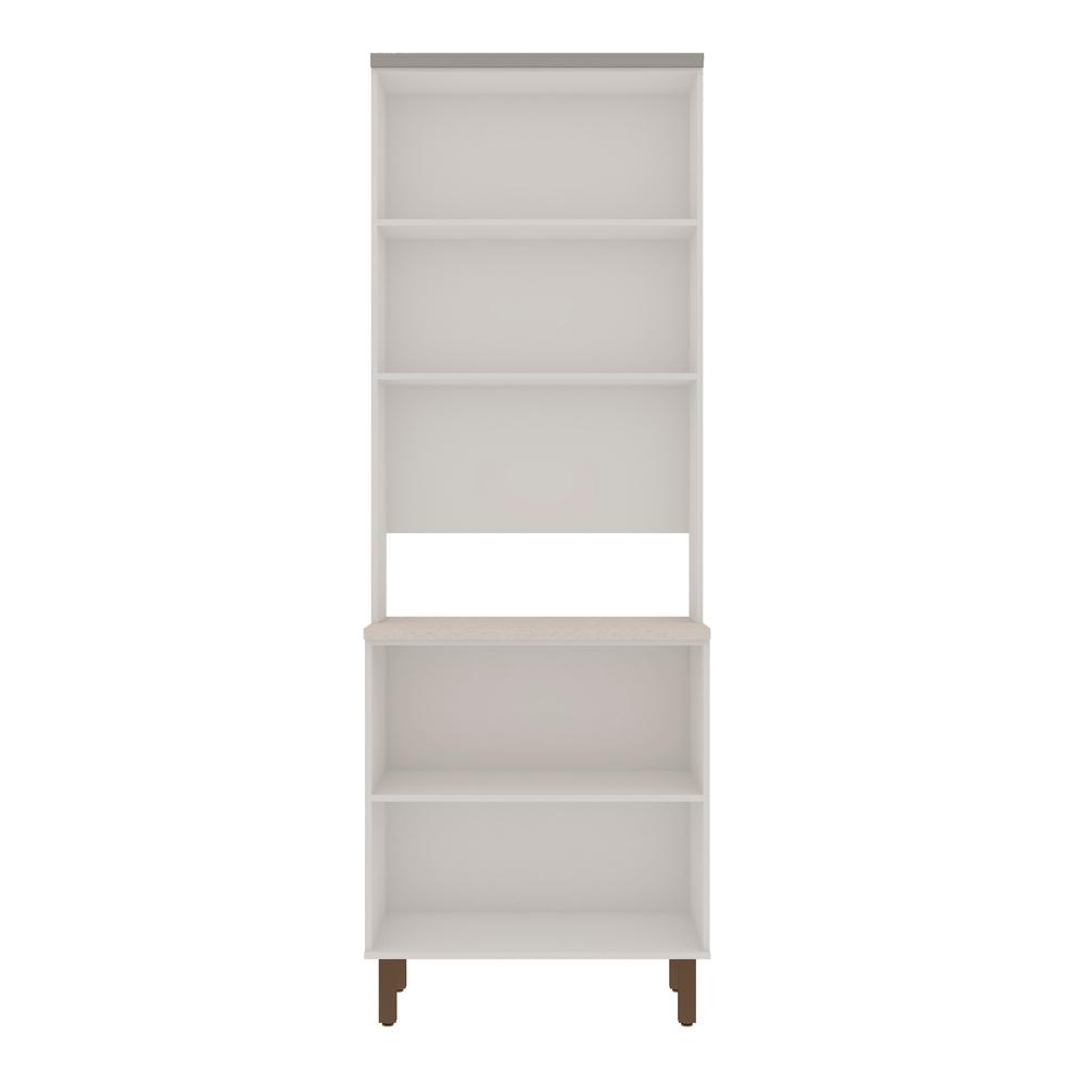 Cristaleira Genialflex Iluminata 4 Portas Forno Branco Fendi