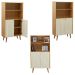 Estante Livreiro Genialflex Vértice 2 Portas Cinamomo White Laca